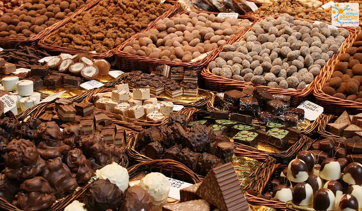 Аллергия на шоколад, симптомы аллергической реакции на шоколад
