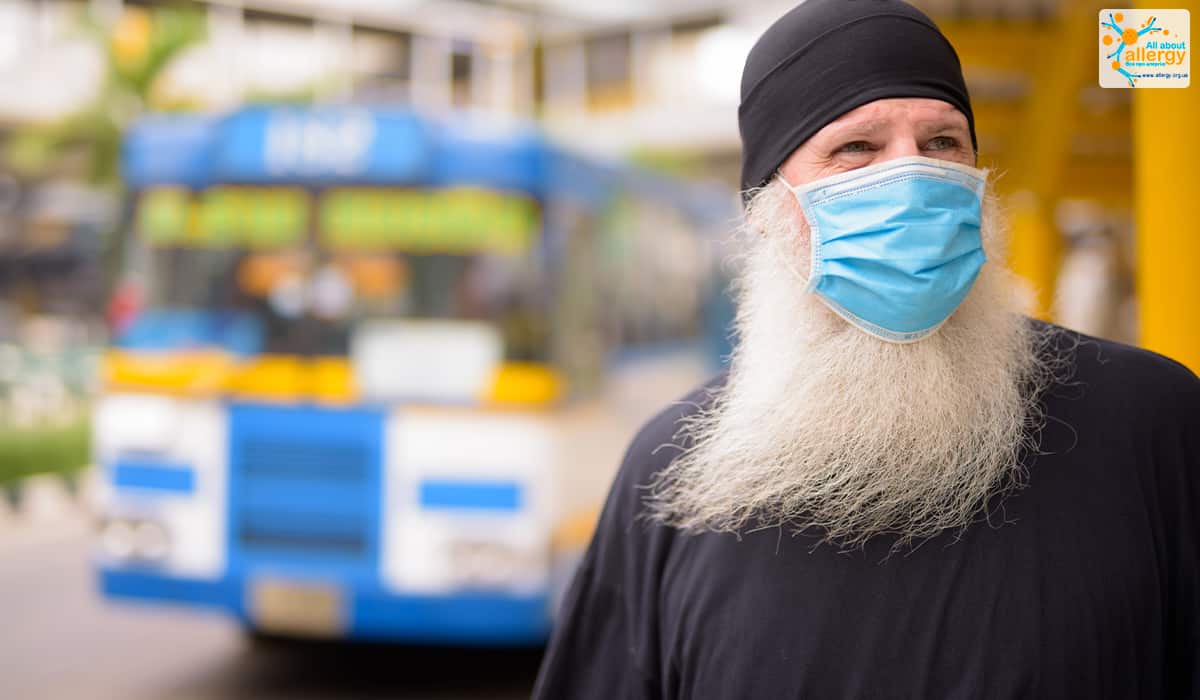 Аллергия на маски: как быть с бородой?